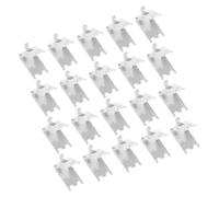 Ciieeo 20pcs Stainless Steel Freezer Shelf Clips Cooler Shelf Support Strong Construction Extra Strength for Freezers and Teaching Equipment