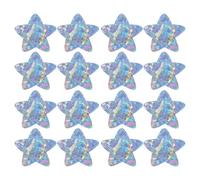 Ciieeo 20pcs Star-Shaped Glitter Bandages 46x46mm for and Teens, Fun Luminous Wound Care Bandage Wraps, Protective Dressing for Small Injuries Random Color