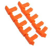Ciieeo 20pcs Telescopic Ladder Accessories Lock Buckles Plastic Universal Compatibility Reliable Replacement Buttons for Attic and Extension Ladders Orange