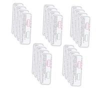 Ciieeo 20pcs Uv Indicator Test Cards Small Uvc Uva Wavelength Detection Light Measurement Household Uv Identifier Cards for Sunlight and Indoor Exposure