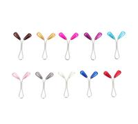 Ciieeo 24pcs Pearl Hijab Scarf Clips for Women, Decorative U-shape Scarf Fixing Pins, Random Mixed Colors, Muslim Headscarf Brooches for Daily Wear and Special Occasions