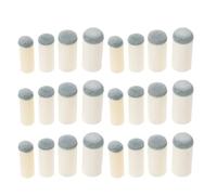 Ciieeo 24pcs Plastic Pool Cue End Caps for Snooker and Billiard Tips, Compatible with 9mm to 13mm Pool Stick Cue Tips, Control and Shot Accuracy for Home Billiard Play and Club Use