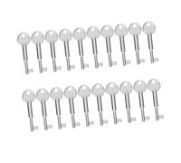 Ciieeo 25pcs Metal Emergency Stop Button Keys Replacement for Type Alarm Switches Portable Alloy Key for in Schools Hospitals and Public Areas