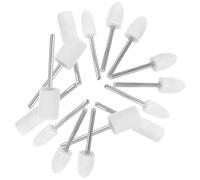 Ciieeo 25pcs Wool Felt Polishing Bits with Grinding Heads for Jewelry Watch Glass Metal Buffing Accessories Grinding Tools for Rotary Drill