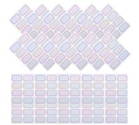Ciieeo 288pcs Writable Label Sticker Lined Book Marking Stickers for Scrapbooking Address Name Tags Adhesive Labels Blank Writable School Supplies