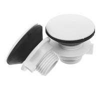 Ciieeo 2pcs 1/2 Inch Plastic Outer Toilet Tank Plugs for Water Tower Fish Tank Pool Bucket with Threaded Connector Suitable for Toilet Cistern Replacement and Small Sealing