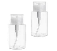 Ciieeo 2pcs 100ml Refillable Travel Storage Bottles with Leakproof Design, Petg Sub-packing Bottles for Nail Polishing Cleaner and Hand Use, for Business Trip and Travel