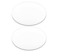 Ciieeo 2pcs 10cm Diameter Double Concave Optical Glass Lenses 300mm Focal Length Physics Teaching Lens Set for Classroom Science Experiments and Optics Education