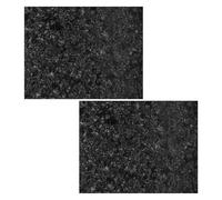 Ciieeo 2pcs Acoustic Guitar Pick Guard Self Adhesive Plastic Scratch Protector 0.7mm Thickness Easy Installation Replacement Parts for Classical Guitar Black