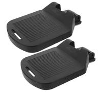 Ciieeo 2pcs Adjustable Universal Wheelchair Footrest Replacement Heavy Duty Leg Rest Pedal Footplate for Wheelchairs Elevating Function