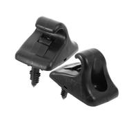 Ciieeo 2pcs Automotive Sun Visor Clip Replacement Visor Holder Bracket Hanger for Car Interior Repair Clip