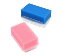 Ciieeo 2Pcs Baby Massage Brush Sensory Training Sponge for Tactile Response Relaxing Effect Plastic Sponge Material Quick Dry Creative Design for Infant Sensory Motor Aids