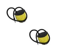 Ciieeo 2pcs Bellow Foot Pump Inflator for Camping Airbed and Yoga Ball Mattress Foot Air Pump with Adapters for Quick Inflation and Deflation Portable and Easy to Use for Inflatables and