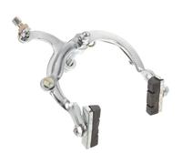 Ciieeo 2pcs Bike Brake Calipers for Road Bike, Adjustable 26 Inch Silver | Metal and Rubber Parts, Convenient Design, Reducing Rim Damage, Simple Fit, Long-lasting Use