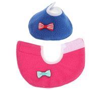 Ciieeo 2pcs Bird Collar Anti Bite for Small Parrots and Conures, Lightweight Polar Fleece Protective Cone Collar, Ringshaped Neck Protector Allowing Unrestricted Movement for Home Use