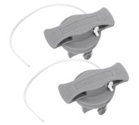 Ciieeo 2pcs Boat Air Cover Kayak Adapter Cap Light Grey Pvc Anti-leakage Leak-proof Inflatable Kayak Accessories for Boat Use