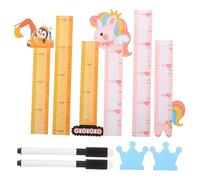 Ciieeo 2pcs Boys and Girls Growth Chart Rulers Creative Cartoon Animals Design Erasable Height Measuring Tool for Rooms Nurseries and Kindergartens