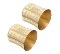 Ciieeo 2pcs Brass Tea Bowls for Meditation Rituals Retro Holy Water Offering Cups Asian Buddhist Ceremony Teaware Versatile Bowls for Spiritual Worship and Tea Gatherings