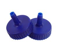 Ciieeo 2pcs Calf Nursing Feeder Cap Feeder Bottle Cap Replacement Plastic Front Cover Blue for Lamb and Cattle Farm Use Dairy Farm and Veterinarians