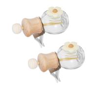 Ciieeo 2Pcs Car Perfume Clip Essential Oil Bottle Air Vent Decoration Stylish Pendant for Modern Auto Adornment Keeps Air Fresh Naturally