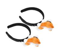 Ciieeo 2pcs Cartoon Horse Headband for Fabric Cosplay Hair Hoop Cute Animal Hairbands for Halloween Parties Amusement Park Fun Daily Wear Accessories