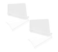 Ciieeo 2Pcs Cheese Storage Containers with Lid for Fridge Food Grade Butter and Slice Holder Keeps Cheese and Butter Fresh Without Flavor Mixing Practical and Easy to Clean Food Serving