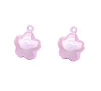 Ciieeo 2pcs Cherry Blossom Copper Water Bell Pendant for DIY Hanging Accessories Leakproof Sealed Wrinkle Paint Japanese Wind Chime Decor for Backpack Keychain Bracelet Craft Supplies