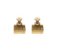 Ciieeo 2Pcs Copper Violin Wolf Tone Mute with Fine Adjustment, Elegant Appearance Violin Parts for Suppressing Wolf Notes during Practice