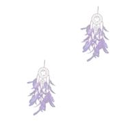 Ciieeo 2pcs Creative Dream Catcher Pendant Handmade Network Ornament for Bedroom and Home Decoration Cute