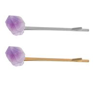 Ciieeo 2pcs Decorative Crystal Stone Bobby Pin for Hair, Small Metal Hair Clip with Exquisite Design, Not Easy to Fade and Withstand Long Period Using, for Wedding Parties and Styling