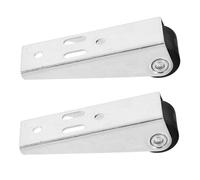 Ciieeo 2Pcs Door Support Wheels Directional Caster Wheel Replacement Kit for Sliding Doors Smooth Operation for Garden Wooden Gates Sinking Door Bottom Pulley Galvanized Construction
