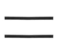 Ciieeo 2pcs Door Sweep Brush 50cm Bottom Seal with Flexible Bristle Design for Soundproofing and Wind Blocking, Plastic Iron Material, for Indoor Living Space Floor and Door Gap Weather