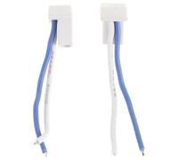 Ciieeo 2pcs Double Connectors Cable U-Type Electrical Power Male Terminal Cable for Drone Charging, Power Distribution Wire Replacement Drone Parts