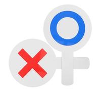 Ciieeo 2pcs Double-sided True False Classroom Voting Paddles with Dry Erase Surface, Student Interaction Scoreboards for Teaching and Early Childhood Education