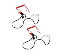 Ciieeo 2Pcs Engine Kill Switch with Lanyard for Atv and Off-Road Motorcycles - Emergency Stop Tether Safety Switch for Dirt Bikes, Sand Buggies, and Boats