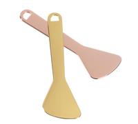 Ciieeo 2pcs Eye Cream Massage Spoons Set, Golden and Rose Gold Makeup Scoops for Eye and Face Cream Application, Facial Massager Tools for Skincare and Dark Circle Care