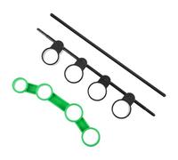 Ciieeo 2pcs Finger Expansion Trainer Finger Expander Musical Instrument Expander Abs Copper Material Increase Span Practice Playing Gestures for Banjo Playing and Ukulele Beginners