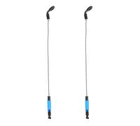 Ciieeo 2PCS Fishing Bite Alarms Set with Rod Swingers and Tensioners Silent Fishing Alert Indicators for Night and Day Gear Equipment