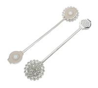 Ciieeo 2pcs Flower Curtain Tie Backs with Magnetic Clips No Drill Holdbacks for Living Room Bedroom Stylish Wall Safe Installation Versatile User Friendly Spring Buckle Design