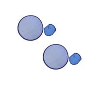 Ciieeo 2pcs Foldable Handheld Fan round Small Fan for Women Compact Collapsible Portable Beach Use