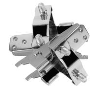 Ciieeo 2pcs Foldable Motorcycle Foot Pegs Metal Rear Front Pedals Fit Motorbike Footrests Easy Installation Anti-slip Compatible with Bikes Silver