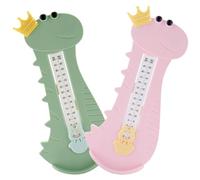 Ciieeo 2pcs Foot Measurement Device, Foot Gauge Ruler, Home Shoe Sizer Tool with Light Green and Pink, Accurate Shoe Size Measuring Set