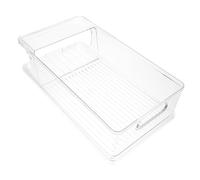 Ciieeo 2pcs Fridge Organiser Can Holders Plastic Soda Can Dispensers Refrigerator Storage Boxes