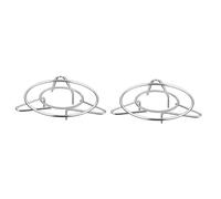 Ciieeo 2pcs Gas Stove Wok Rack Support Stainless Steel Rack for Pot for Kitchen for Small Gas Stove
