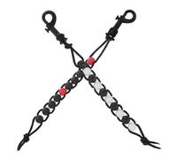 Ciieeo 2pcs Golf Score Counter Beaded Wrist Stroke Counter for Outdoor Golfing Supplies, Golf Accessories with Chain for Men and Women