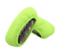 Ciieeo 2pcs Green Mesh Underarm Crutch Pads Thickened Sponge Cushioned Covers Soft Breathable Crutches Accessories for Adults and Walking Support