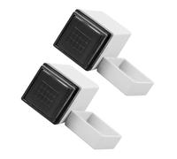 Ciieeo 2Pcs Guitar Chord Stamps for Stringed Instruments and Ukulele High Durability Musical Instrument Accessories with Simple Design Easy to Replace for Chords Learning and Practice