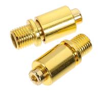 Ciieeo 2pcs Guitar Tremolo Arm Jack Tremolo Arm Socket Sturdy Metal Guitar Accessory Replacement for Electric Bridge Black and Golden