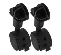 Ciieeo 2Pcs Heavy Duty Pet Cage Casters with Brake Replacement Caster Wheels for Cat and Bird Cages Home Wheels for Easy Mobility and Secure Locking