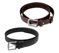 Ciieeo 2pcs Hidden Wallet Money Belt for Men with Multiple Zippered Pockets and Antitheft Protection, Fit Comfort Pu Material Travel Waist Bag for Hiking and Crowded Places